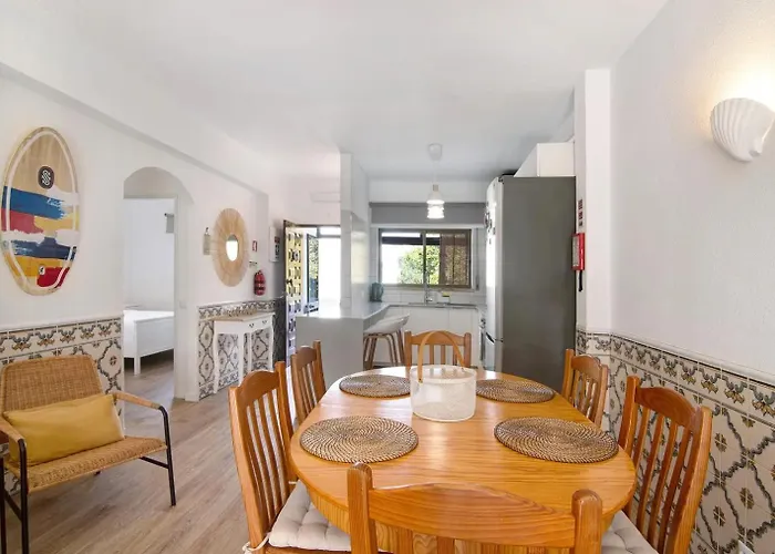 Blue Wave Escape -t1 Perto Da Com Varanda Lejlighed Albufeira