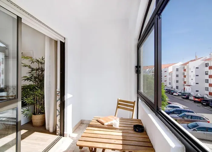 Blue Wave Escape -t1 Perto Da Com Varanda Lejlighed Albufeira