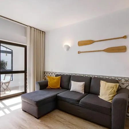 Blue Wave Escape -t1 Perto Da Com Varanda Lejlighed Albufeira